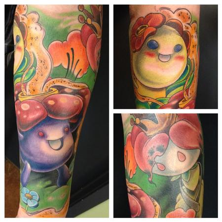 Joshua Bowers - pokemon inspired lower arm sleeve